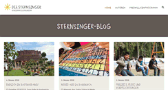 Desktop Screenshot of blog.sternsinger.de