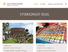 Tablet Screenshot of blog.sternsinger.de